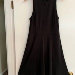 LOFT, SIZE SMALL, EASY BLACK DRESS WITH POCKETS